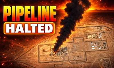 Saudi East-West pipeline shutdown oil prices jump
