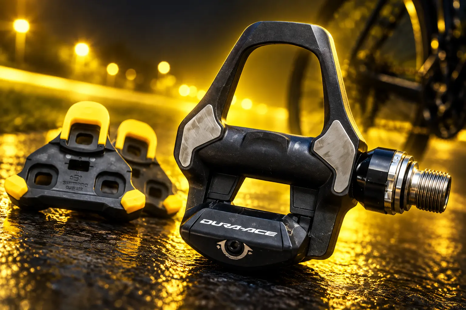 Shimano SPD-SLR Dura-Ace pedal cuts stack 2.3 mm