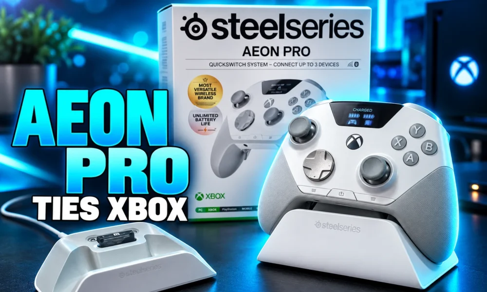 SteelSeries Aeon Pro Xbox PC QuickSwitch dock controller