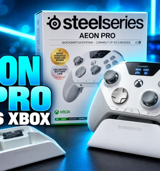 SteelSeries Aeon Pro Xbox PC QuickSwitch dock controller