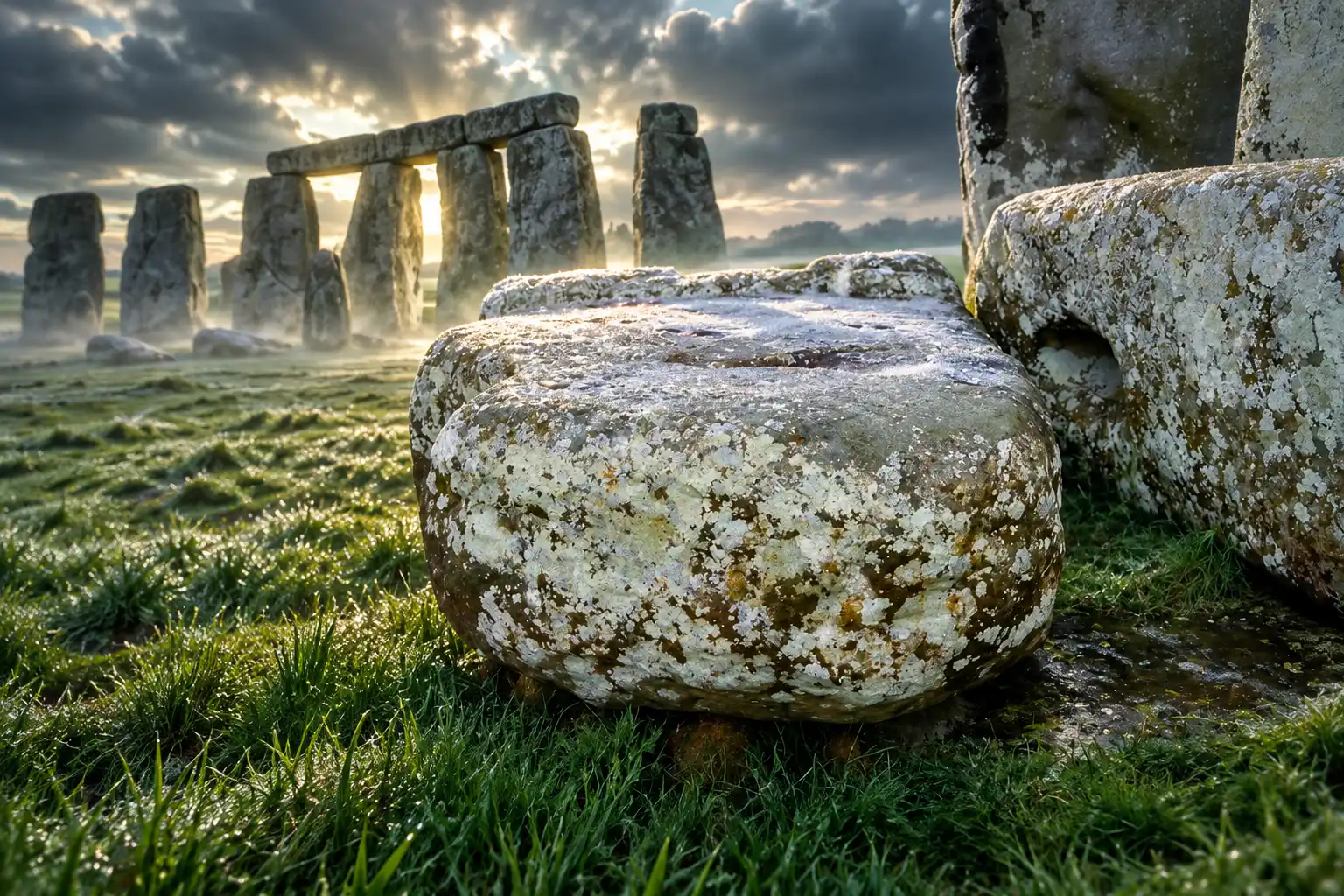 Stonehenge Altar Stone ice only to Doggerland