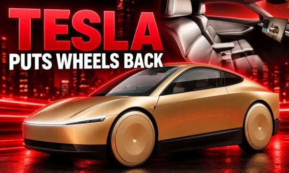 Tesla Cybercabs New York steering wheels drivers