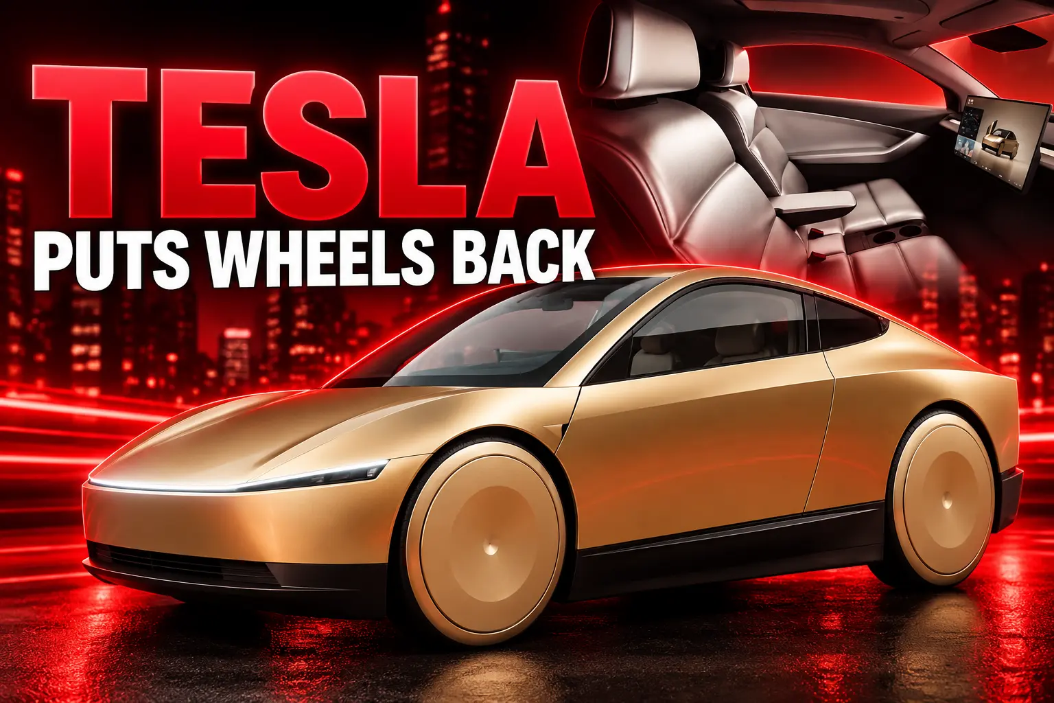Tesla Cybercabs New York steering wheels drivers