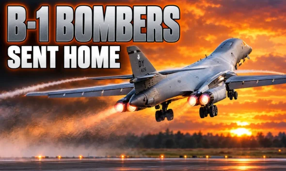 US B-1 bombers leave RAF Fairford after Iran threat