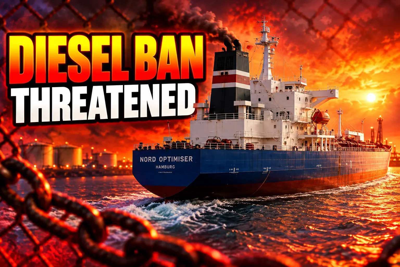 US diesel export ban Mexico Europe fuel prices